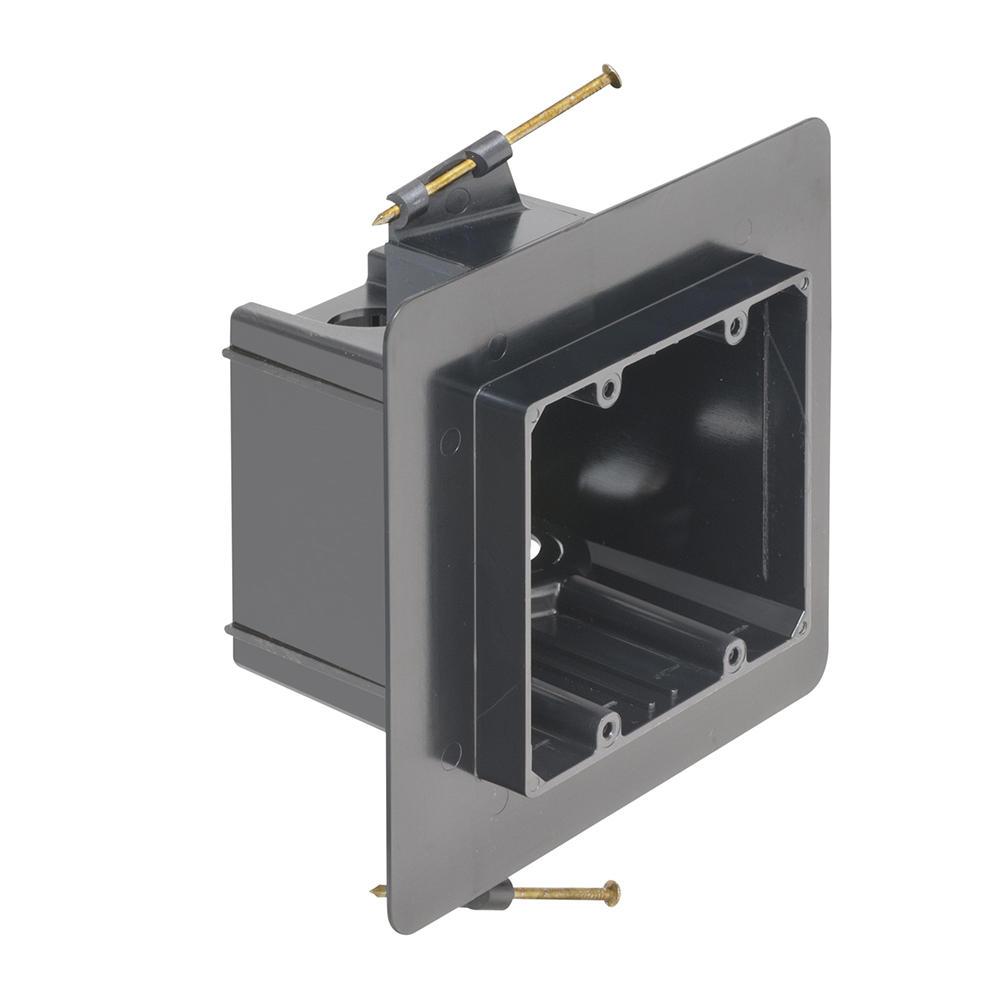 NAIL MOUNT 2 GANG BOX