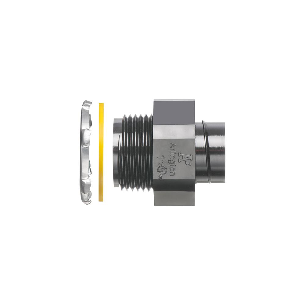 1" BLACK SCREW-ON STRA