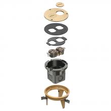 Arlington FLB4362MB - DROP IN FLOOR BOX KIT BRASS