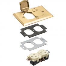 Arlington FLB5330MB - 1 GANG BRASS COVER KIT