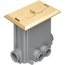 Arlington FLBCF101MB - BRASS FLOOR BOX CONCR