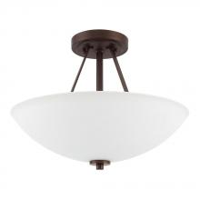 Capital Fixture Comp 218921BZ - 2 Light Semi-Flush