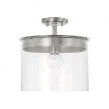 Capital Fixture Comp 246812BN - 1 Light Semi-Flush