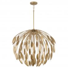Capital Fixture Comp 351851GF - 5-Light Botanical Pendant in Buffed Gold