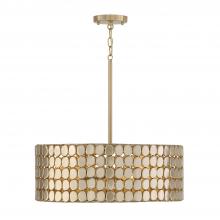 Capital Fixture Comp 354141HB - 1-Light Medallion Pendant in Champagne Brass