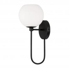 Capital Fixture Comp 652111MB-548 - 1-Light Circular Globe Sconce in Matte Black