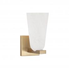 Capital Fixture Comp 656911MA-556 - 1-Light Sconce in Matte Brass with Faux Alabaster Glass