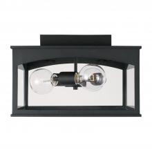 Capital Fixture Comp 946731BK - 3 Light Outdoor Flush