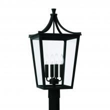 Capital Fixture Comp 947943BK - 4-Light Outdoor Post-Lantern