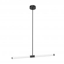 KUZCO Lighting LP18537-BK-UNV - Akari 37-in Black LED Linear Pendant
