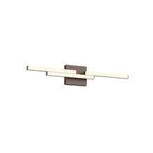 KUZCO Lighting VL52727-WT - Anello Minor 27-in Walnut LED Vanity