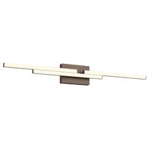 KUZCO Lighting VL52738-WT - Anello Minor 38-in Walnut LED Vanity