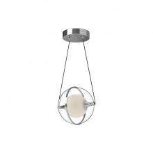 KUZCO Lighting PD76708-CH - Aries 8-in Chrome LED Pendant