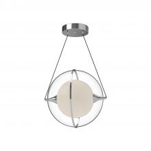 KUZCO Lighting PD76712-CH - Aries 12-in Chrome LED Pendant