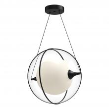 KUZCO Lighting PD76716-BK - Aries 16-in Black LED Pendant