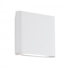 KUZCO Lighting AT68006-WH-UNV - Slate 6-in White LED All terior Wall