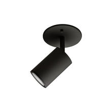 KUZCO Lighting 81711-BK - Barclay 3-in Black 1 Light Semi Flush Mount