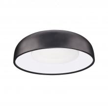 KUZCO Lighting FM13120-BK-5CCT - Beacon 20-in Black LED Flush Mount