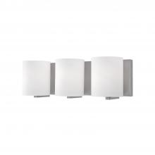 KUZCO Lighting 70233BN - Bridgewater 19-in Brushed Nickel 3 Lights Vanity