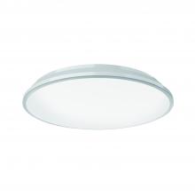 KUZCO Lighting FM43313-WH-5CCT - Brook 13-in White LED Flush Mount