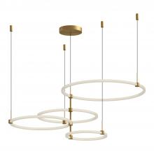 KUZCO Lighting CH24755-BG - Bruni 55-in Brushed Gold LED Chandeliers