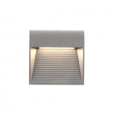 KUZCO Lighting EW27905-GY - Casa 5-in Grey LED Exterior Wall Sconce