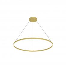 KUZCO Lighting PD87148-BG - Cerchio 48-in Brushed Gold LED Pendant