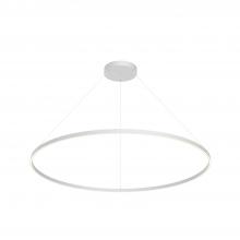 KUZCO Lighting PD87160-WH - Cerchio 60-in White LED Pendant