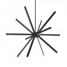 KUZCO Lighting CH14348-BK-UNV-010 - Sirius 48-in Black LED Chandeliers