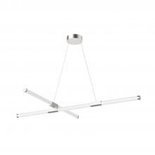 KUZCO Lighting CH18548-BN-UNV-010 - Akari 48-in Brushed Nickel LED Chandeliers