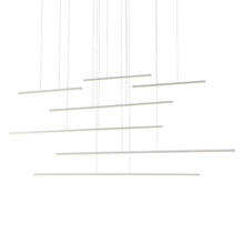 KUZCO Lighting MP14970-WH - Chute Motion 70-in White LED Multi Pendant
