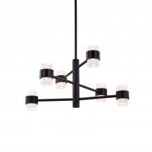 KUZCO Lighting EP48224-BK-UNV - Copenhagen 24-in (3 Tier) Black LED Exterior Pendant