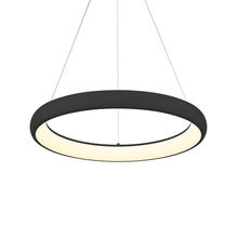 KUZCO Lighting PD82724-BK - Cortana 24-in Black LED Pendant