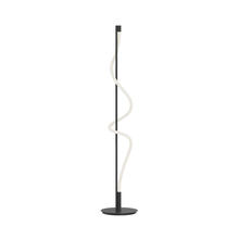 KUZCO Lighting FL95360-BK - Cursive 12-in Black LED Floor Lamp