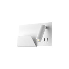 KUZCO Lighting WS16811R-WH - Dorchester 11-in White LED Wall Sconce