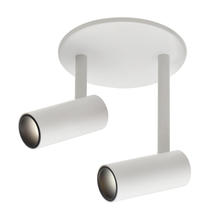 KUZCO Lighting SF15102-WH - Downey 3-in White LED Semi Flush Mount