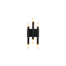KUZCO Lighting WS19707-BK - Draven 7-in Black LED Wall Sconce