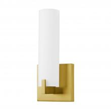 KUZCO Lighting 601484BG-LED - Elizabeth 12-in Brushed Gold LED Wall Sconce