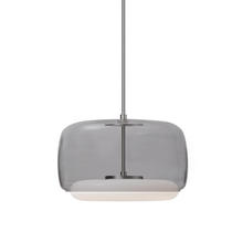 KUZCO Lighting PD70615-SM/BN - Enkel 15-in Smoked/Brushed Nickel LED Pendant