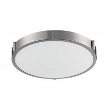 KUZCO Lighting 501112-LED - Floyd 13-in Brushed Nickel LED Flush Mount
