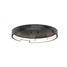KUZCO Lighting FM52719-BK-UNV-010 - Anello Minor 19-in Black LED Flush Mount