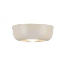 KUZCO Lighting FM68506-PW - Hayden 6-in Pearl White LED Flush Mount