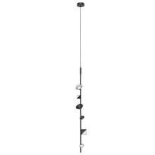 KUZCO Lighting PD50852-BK - Geode 52-in Black LED Pendant