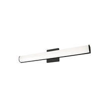 KUZCO Lighting VL61224-BK - Longitude 24-in Black LED Vanity