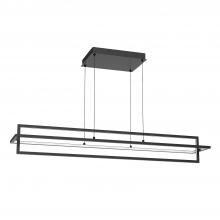 KUZCO Lighting LP16248-BK-UNV-010 - Mondrian 48-in Black LED Linear Pendant
