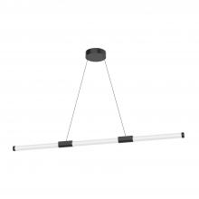 KUZCO Lighting LP18648-BK-UNV - Akari 48-in Black LED Linear Pendant