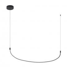 KUZCO Lighting LP89048-BK-UNV - Talis 48-in Black LED Linear Pendant