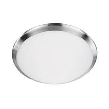 KUZCO Lighting FM1512-BN - Malta 12-in Brushed Nickel LED Flush Mount