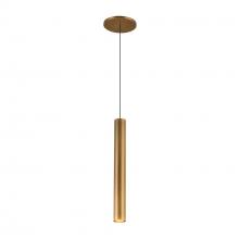 KUZCO Lighting PD90414-VB - Mason 14-in Vintage Brass LED Pendant