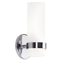 KUZCO Lighting WS9809-CH - Milano 9-in Chrome LED Wall Sconce